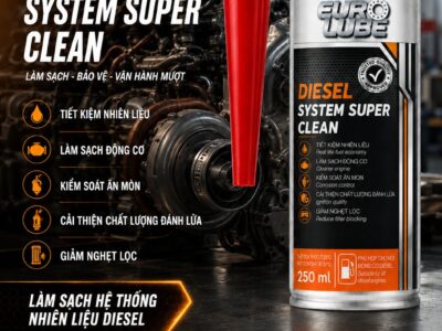 Lon phụ gia vệ sinh hệ thống nhiên liệu Diesel EUROLUBE 250 ml