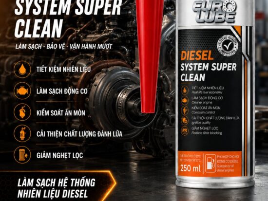 Lon phụ gia vệ sinh hệ thống nhiên liệu Diesel EUROLUBE 250 ml
