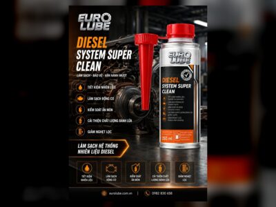 Poster EUROLUBE DIESEL SYSTEM SUPER CLEAN 250 ml trong khung 4:3