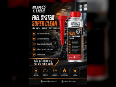 Poster EUROLUBE FUEL SYSTEM SUPER CLEAN 250 ml trong khung 4:3